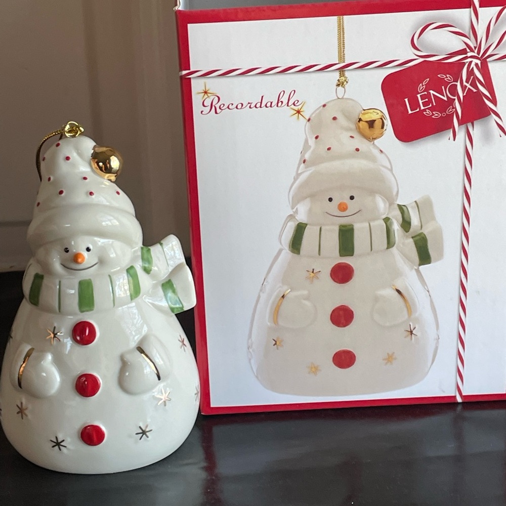 Lenox Snowman Ornament